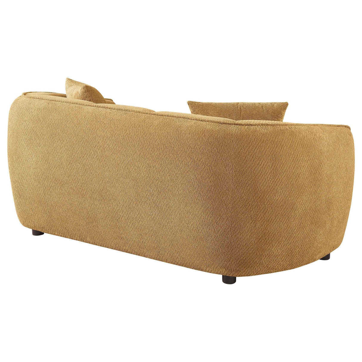 Aleisha Mustard Yellow Chenille Upholstered Loveseat by Coaster at Eve Furniture