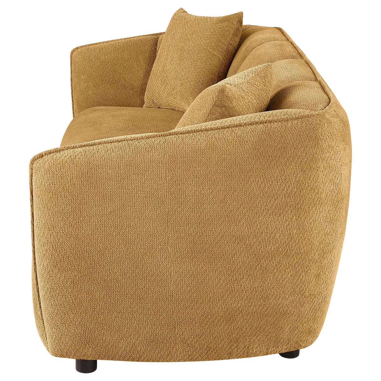 Aleisha Mustard Yellow Chenille Upholstered Sofa by Coaster at Eve Furniture