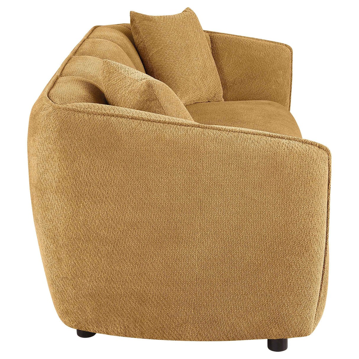 Aleisha Mustard Yellow Chenille Upholstered Sofa by Coaster at Eve Furniture