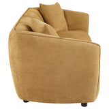 Aleisha Mustard Yellow Chenille Upholstered Sofa by Coaster at Eve Furniture