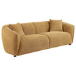Aleisha Mustard Yellow Chenille Upholstered Sofa by Coaster at Eve Furniture