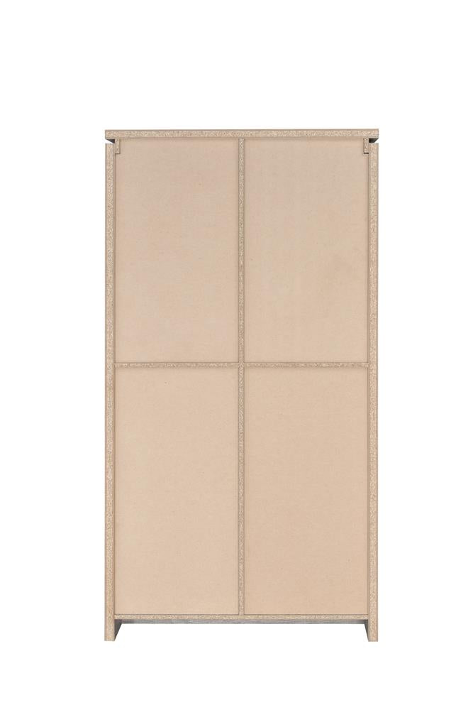 Alejo Gray Driftwood 2-Door Tall Cabinet