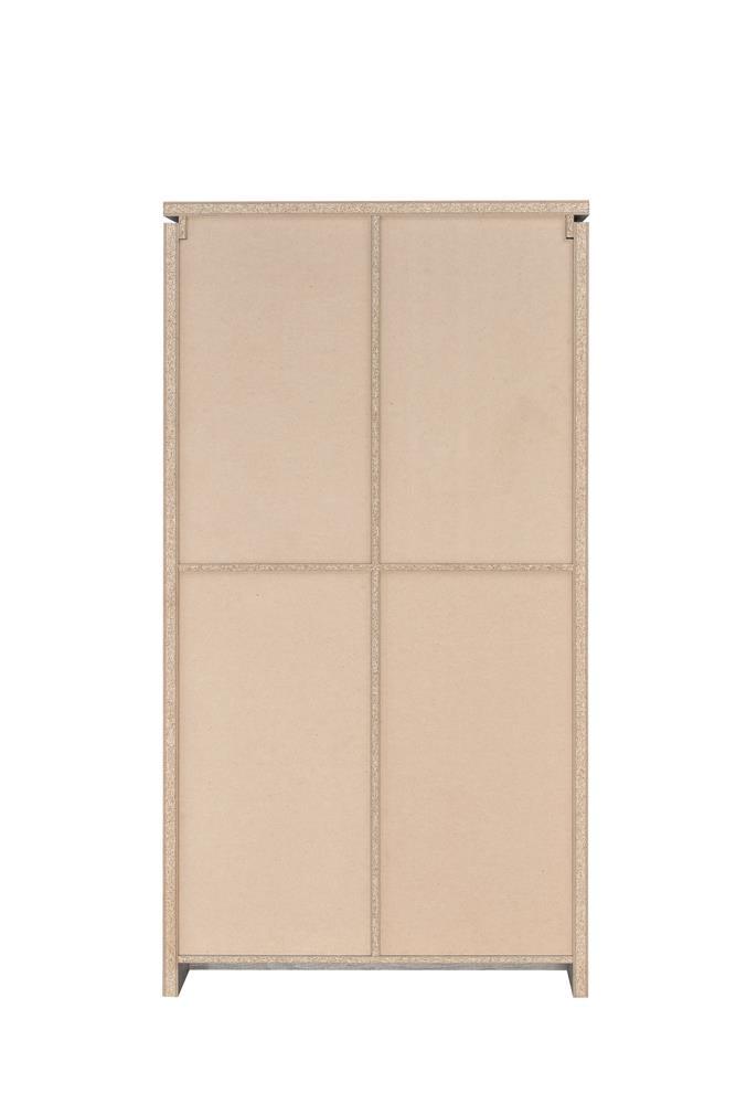 Alejo Gray Driftwood 2-Door Tall Cabinet by Coaster at Eve Furniture