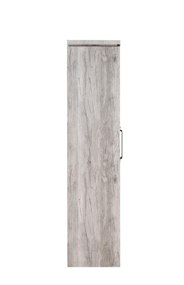 Alejo Gray Driftwood 2-Door Tall Cabinet by Coaster at Eve Furniture