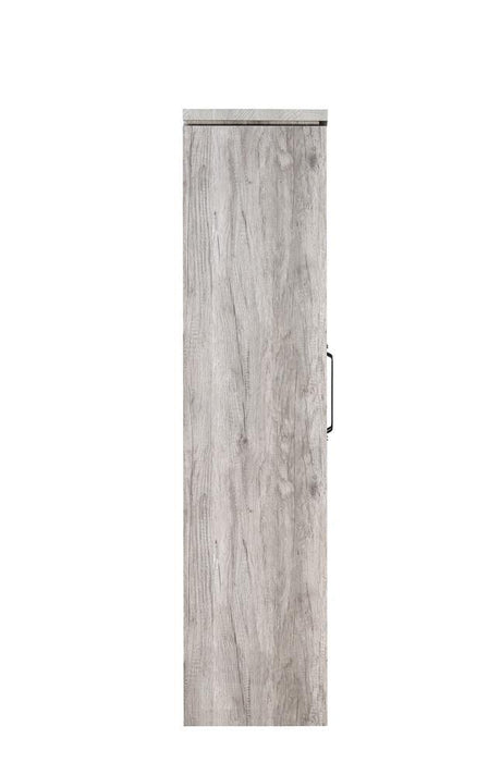 Alejo Gray Driftwood 2-Door Tall Cabinet by Coaster at Eve Furniture