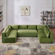 Aleny Green Velvet Modular Corner Sofa by Ashcroft Furniture at Eve Furniture