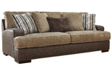 Alesbury Chocolate Sofa by Ashley at Eve Furniture