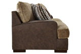 Alesbury Chocolate Sofa by Ashley at Eve Furniture