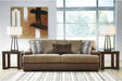 Alesbury Chocolate Sofa by Ashley at Eve Furniture