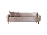 Alessa 4-pieces (2 Sofa & 2 Chair) Livingroom Set Cream by Furnia at Eve Furniture