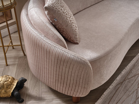 Alessa 4-pieces (2 Sofa & 2 Chair) Livingroom Set Cream by Furnia at Eve Furniture