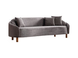 Alessa 4-pieces (2 Sofa & 2 Chair) Livingroom Set Grey by Furnia at Eve Furniture