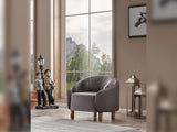Alessa 4-pieces (2 Sofa & 2 Chair) Livingroom Set Grey by Furnia at Eve Furniture
