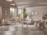 Alessa Cream Chair by Furnia at Eve Furniture