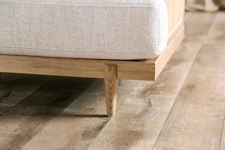 Alesund Light Oak/Beige Chair by Furniture of America at Eve Furniture