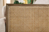 Alesund Light Oak/Beige Sofa by Furniture of America at Eve Furniture