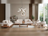 Alexa Chair Cream by Furnia at Eve Furniture
