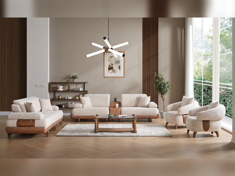 Alexa Cream Module Sofa by Furnia at Eve Furniture