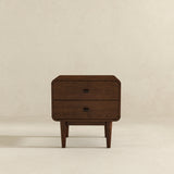 Alexa Mid Century Modern Style Night Stand 2-Drawer by Ashcroft Imports at Eve Furniture