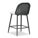 Alexa Performance Fabric Outdoor Stool by TOV Furniture at Eve Furniture