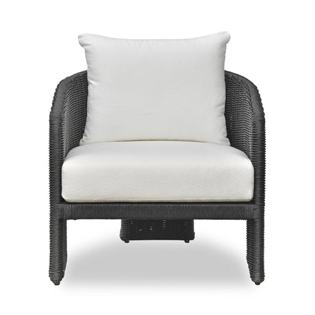 Alexa Rattan Performance Fabric Outdoor Armchair by TOV Furniture at Eve Furniture