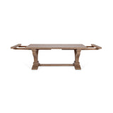 Alexander 86"-110" Extendable Dining Table - Distressed Brown by Classic Home at Eve Furniture