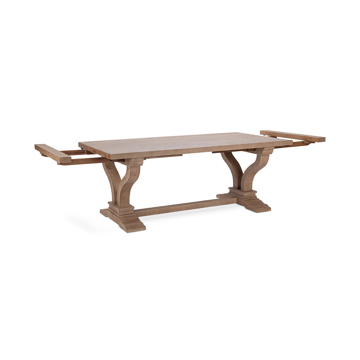 Alexander 86"-110" Extendable Dining Table - Distressed Brown by Classic Home at Eve Furniture