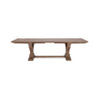 Alexander 86"-110" Extendable Dining Table - Distressed Brown by Classic Home at Eve Furniture
