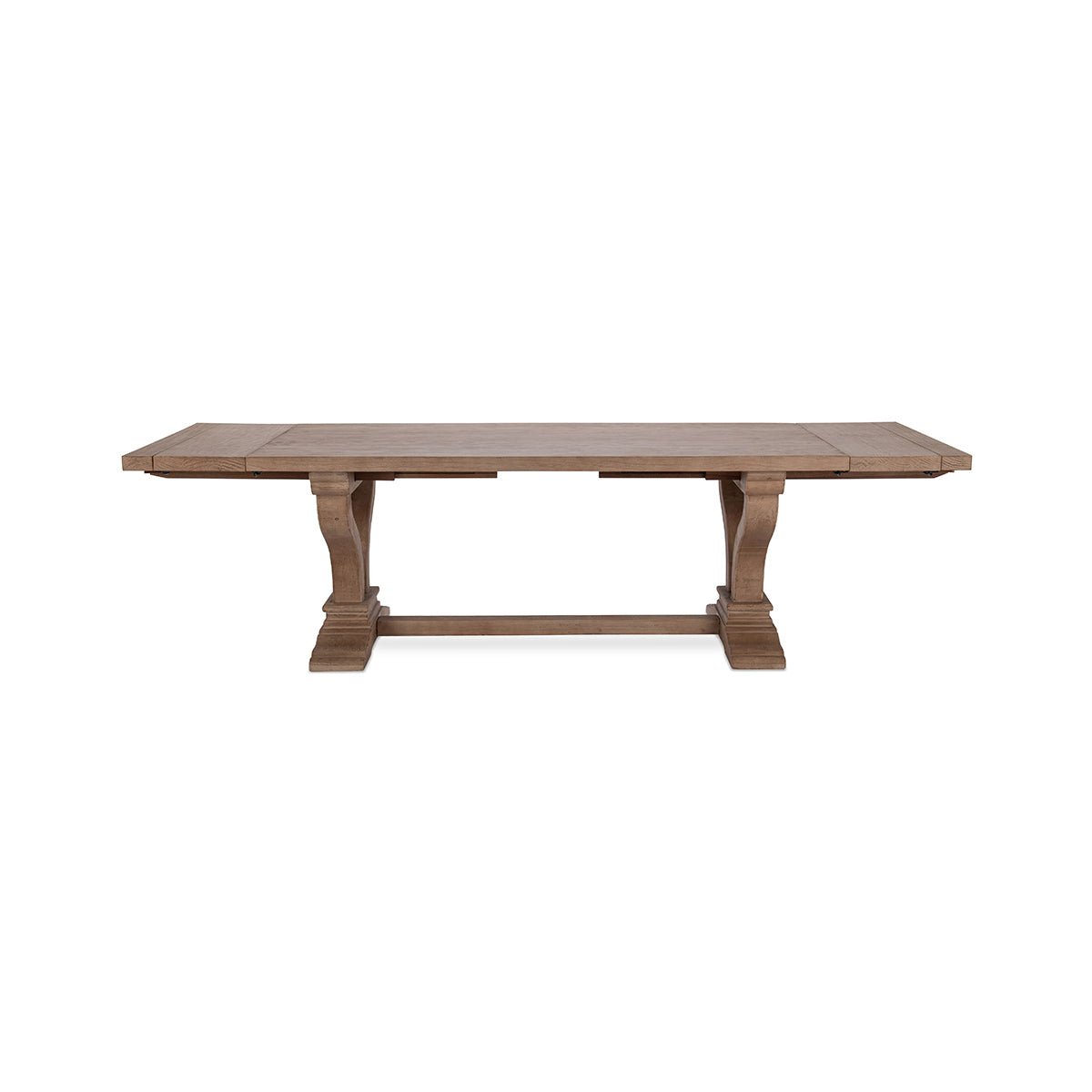 Alexander 86"-110" Extendable Dining Table - Distressed Brown by Classic Home at Eve Furniture