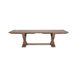 Alexander 86"-110" Extendable Dining Table - Distressed Brown by Classic Home at Eve Furniture