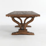 Alexander Brown Dining Table by Classic Home at Eve Furniture
