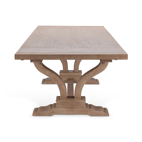 Alexander Distressed Brown Extendable Dining Table by Classic Home at Eve Furniture