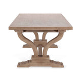 Alexander Distressed Brown Extendable Dining Table by Classic Home at Eve Furniture