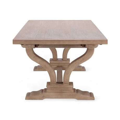 Alexander Distressed Brown Extendable Dining Table by Classic Home at Eve Furniture