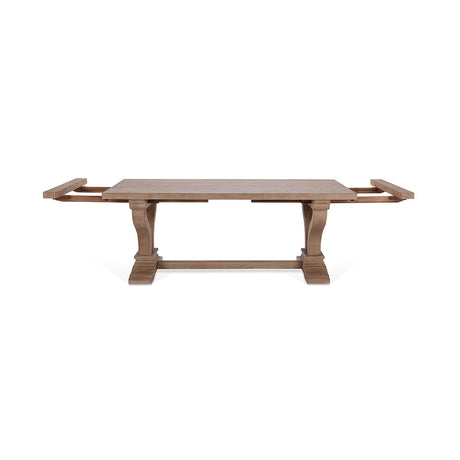 Alexander Distressed Brown Extendable Dining Table by Classic Home at Eve Furniture
