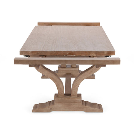 Alexander Distressed Brown Extendable Dining Table by Classic Home at Eve Furniture
