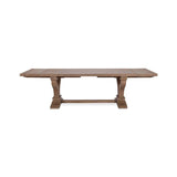 Alexander Distressed Brown Extendable Dining Table by Classic Home at Eve Furniture