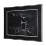 Alexandra Bridge by Chad Mackay a Hand Embellished Textured Framed Photo Art Print Matted under Glas by Mercana at Eve Furniture