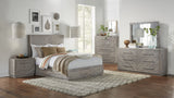 Alexandra Rustic Latte California King Solid Wood Storage Bed by Modus Furniture at Eve Furniture