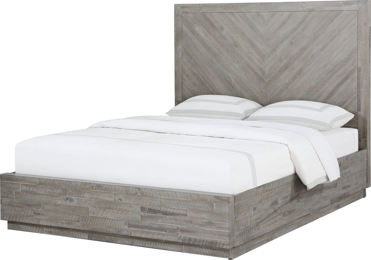Alexandra Rustic Latte California King Solid Wood Storage Bed by Modus Furniture at Eve Furniture