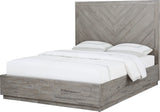 Alexandra Rustic Latte California King Solid Wood Storage Bed by Modus Furniture at Eve Furniture