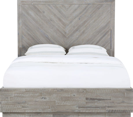 Alexandra Rustic Latte California King Solid Wood Storage Bed by Modus Furniture at Eve Furniture