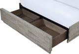 Alexandra Rustic Latte California King Solid Wood Storage Bed by Modus Furniture at Eve Furniture