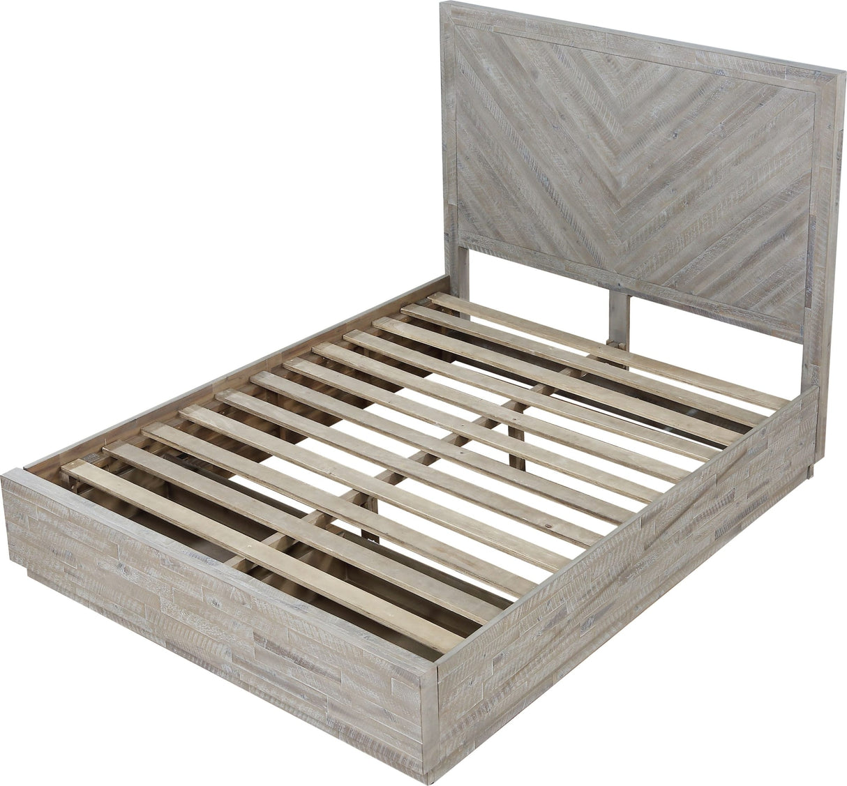 Alexandra Rustic Latte California King Solid Wood Storage Bed by Modus Furniture at Eve Furniture