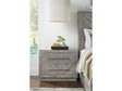 Alexandra Rustic Latte Solid Wood Two Drawer Nightstand by Modus Furniture at Eve Furniture