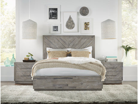 Alexandra Solid Wood California King Platform Bed in Rustic Latte by Modus Furniture at Eve Furniture