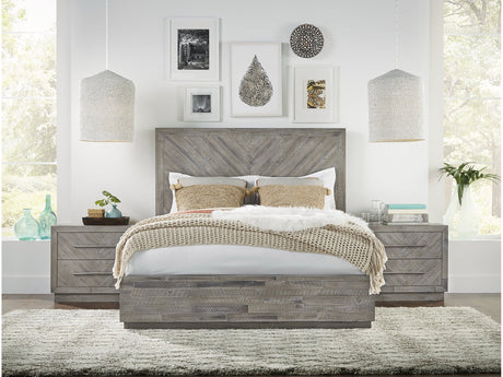 Alexandra Solid Wood Full Platform Bed in Rustic Latte by Modus Furniture at Eve Furniture