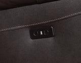 Alexandria Chocolate Top-Grain Leather 6-Piece Power Reclining Set by Steve Silver at Eve Furniture