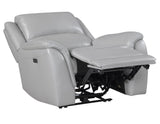 Alexandria Stone 3-Piece Top-Grain Leather Power Reclining Set by Steve Silver at Eve Furniture