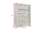 Alexandria Whitewash Chest by Crown Mark at Eve Furniture